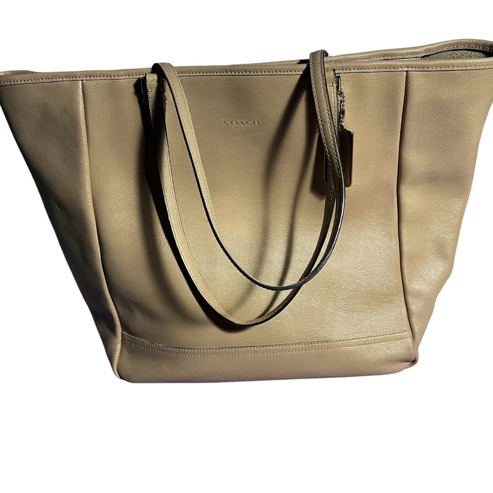 Coach Saffiano Leather East West City Tote L1220-23821 - Picture 6 of 10